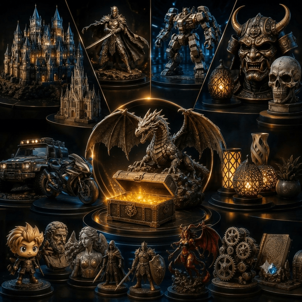 Ultimate STL Bundle | 1,000,000+ Printable Models for FDM & Resin Printers