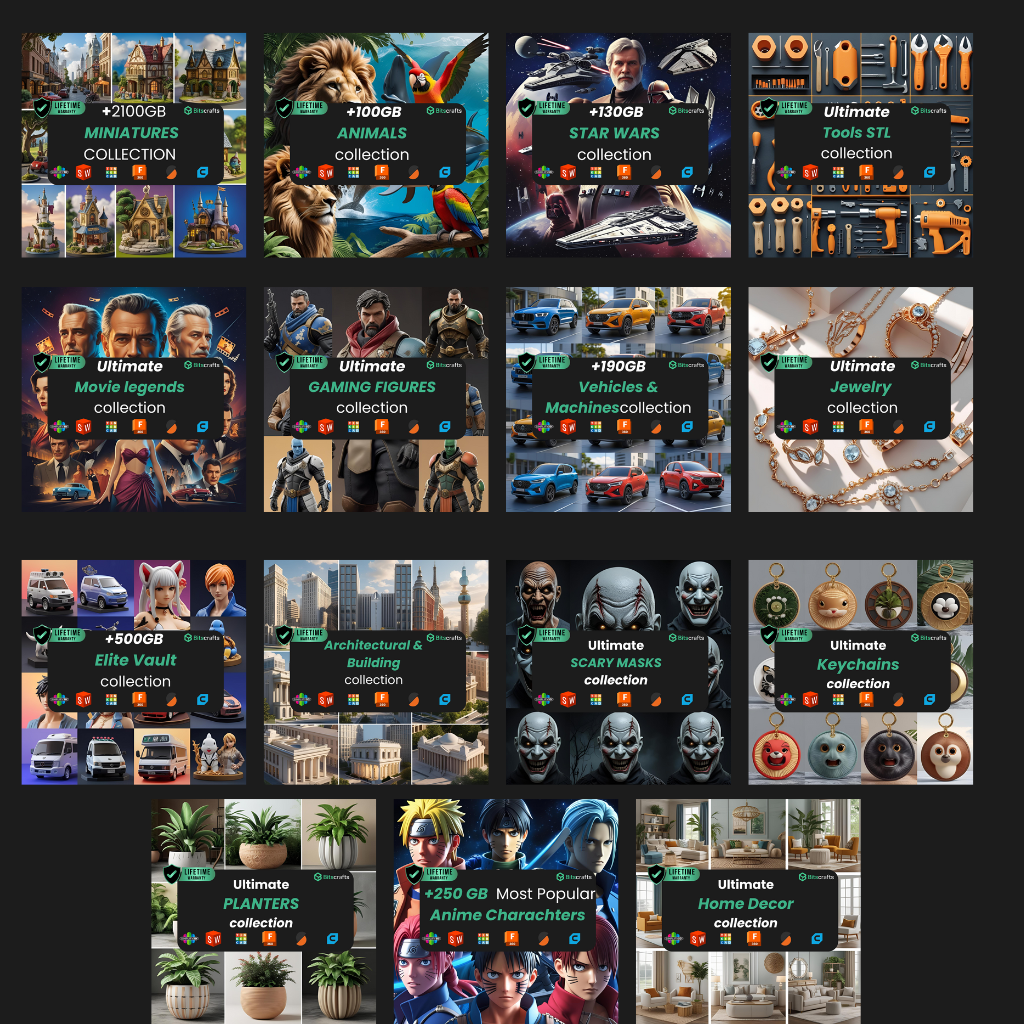 Premium STL Collection - Professional 3D Print Files