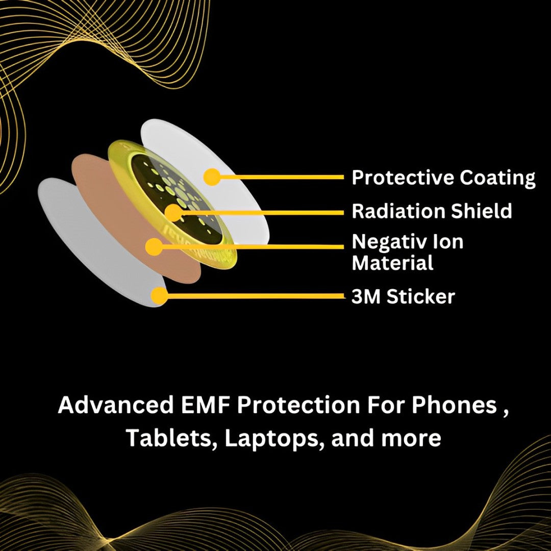 Quantum Shield EMF Radiation Protection Stickers
