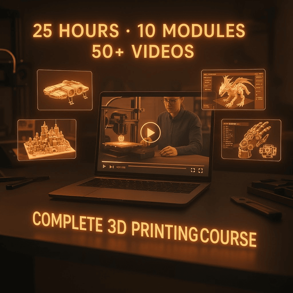 3D Printing Mastery Complete Course Collection