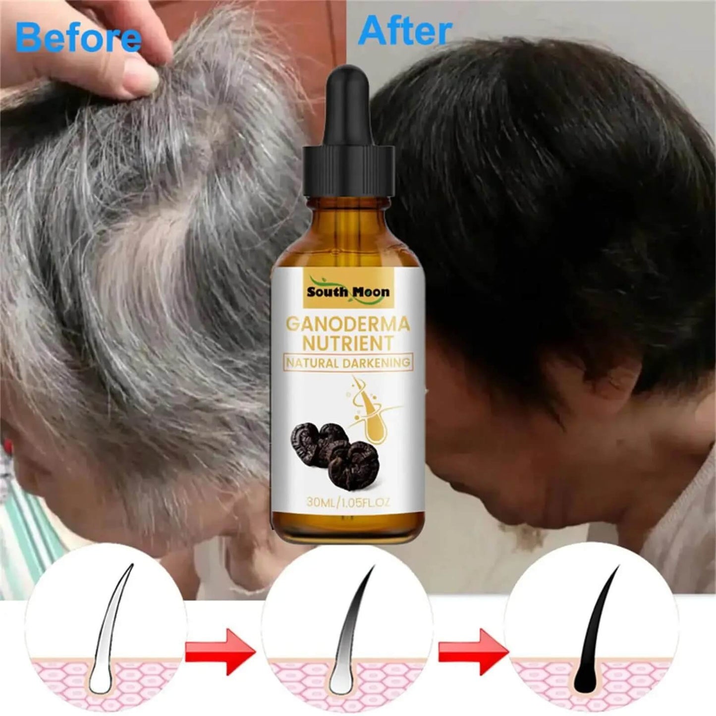 GooBuz™ Anti-Greying Hair Serum