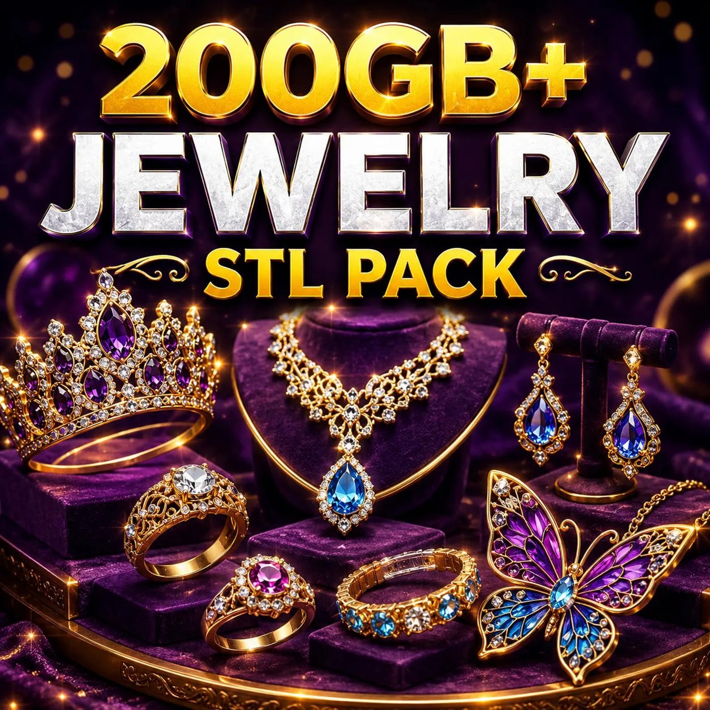 400TB+ Mega STL Bundle (50+ Categories & Commercial License)