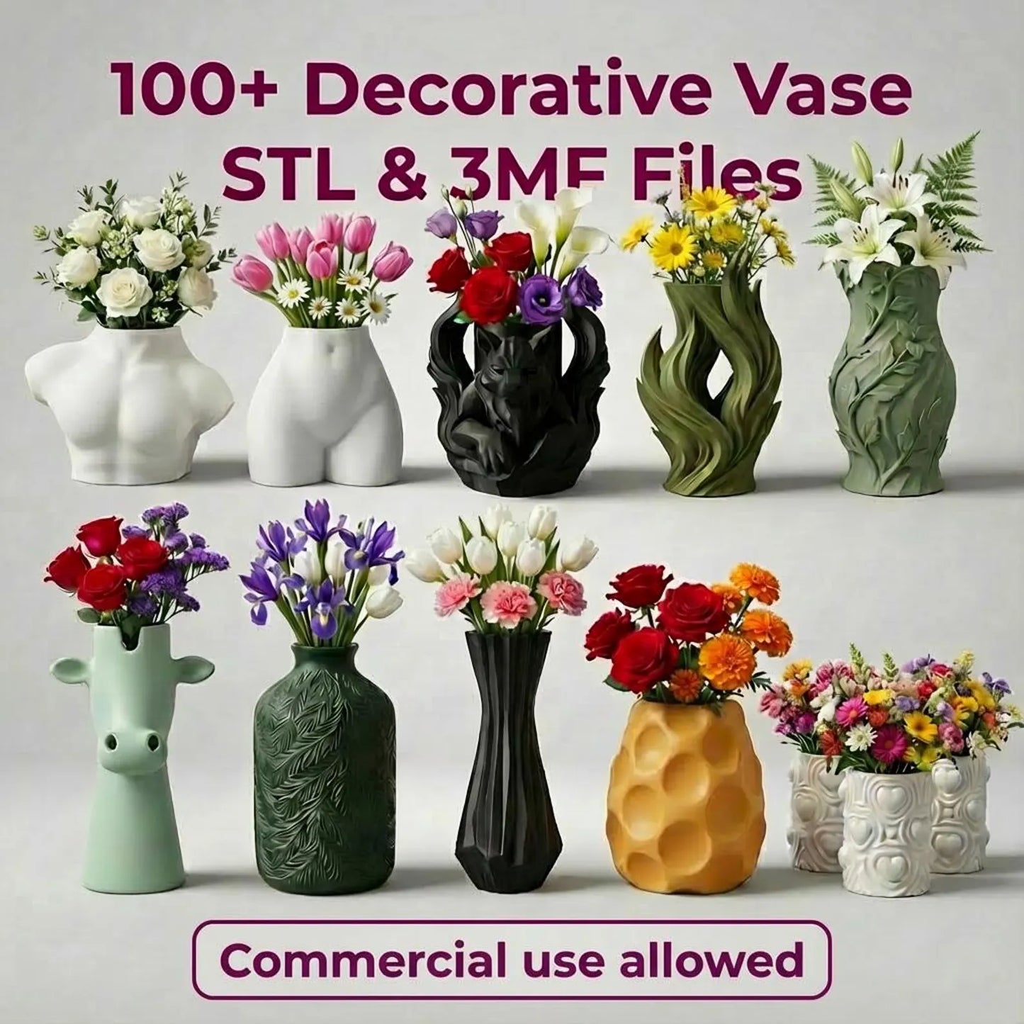 800TB+ Mega STL Bundle | 9,000,000+ 3D Print Files | Commercial Use