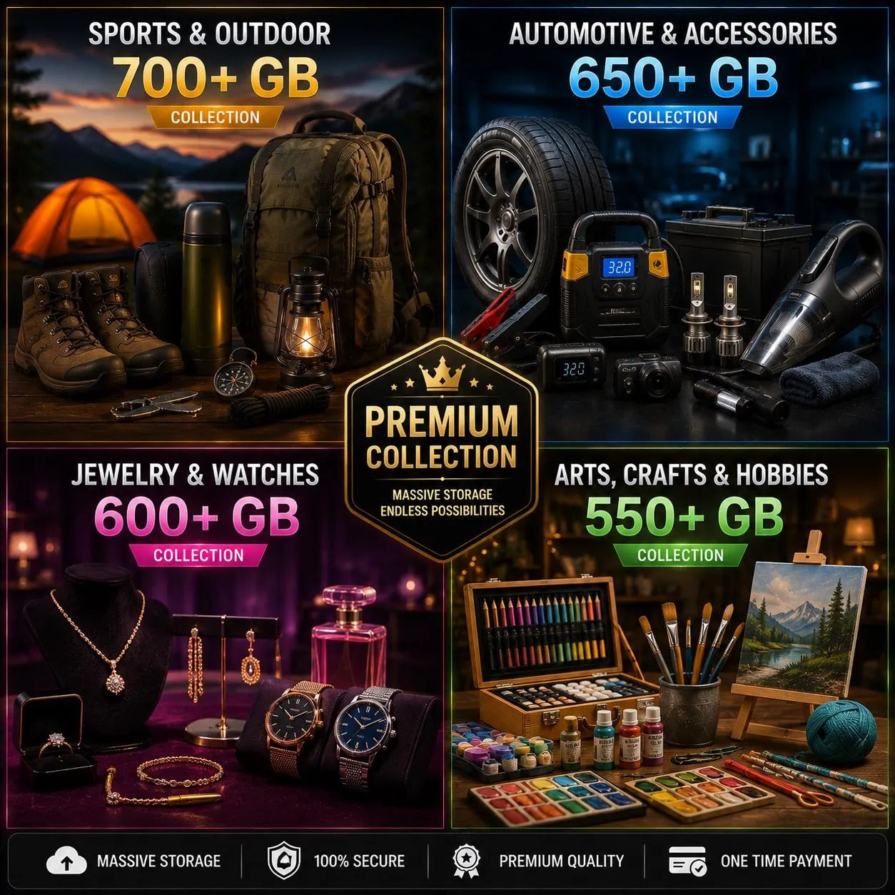 1100TB Everything Pack – Mega STL Bundle, 3D Print Files & Digital Assets (2026 Update)
