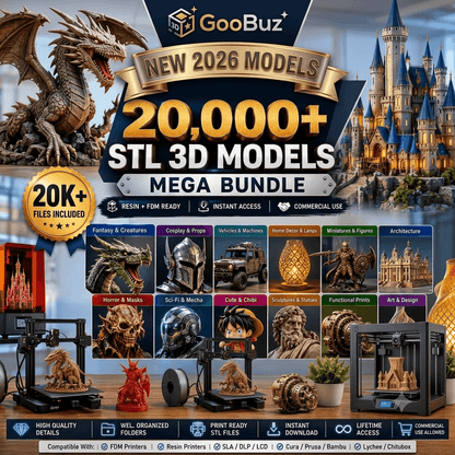 Ultimate STL Bundle | 20,000+ Printable Models for FDM & Resin Printers