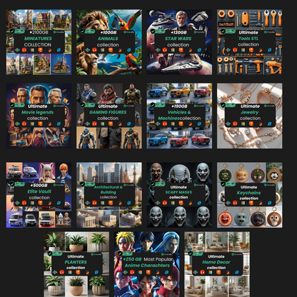 Premium STL Collection - Professional 3D Print Files