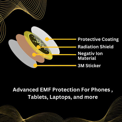 Quantum Shield EMF Radiation Protection Stickers