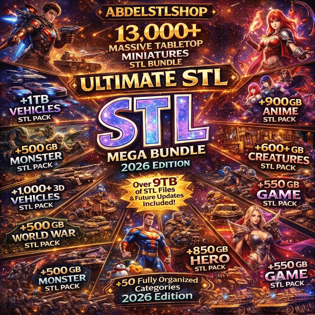Total STL Library: 300TB Everything Bundle (2026)