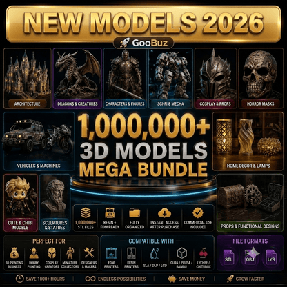 Ultimate STL Bundle | 1,000,000+ Printable Models for FDM & Resin Printers