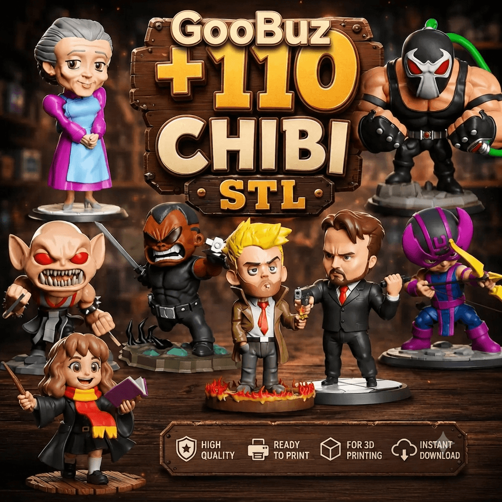 Ultimate 300TB STL Collection | 300,000+ 3D Print Files | Book Nooks, Planters, Vehicles & More