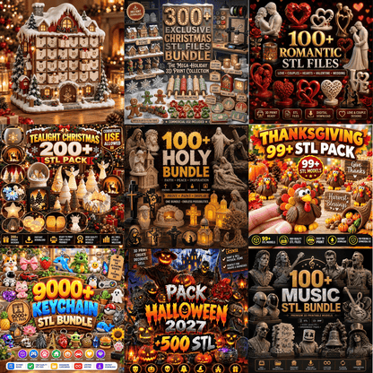 All-In-One Holiday & Event 3D Printing STL Collection (20,000+ Files)