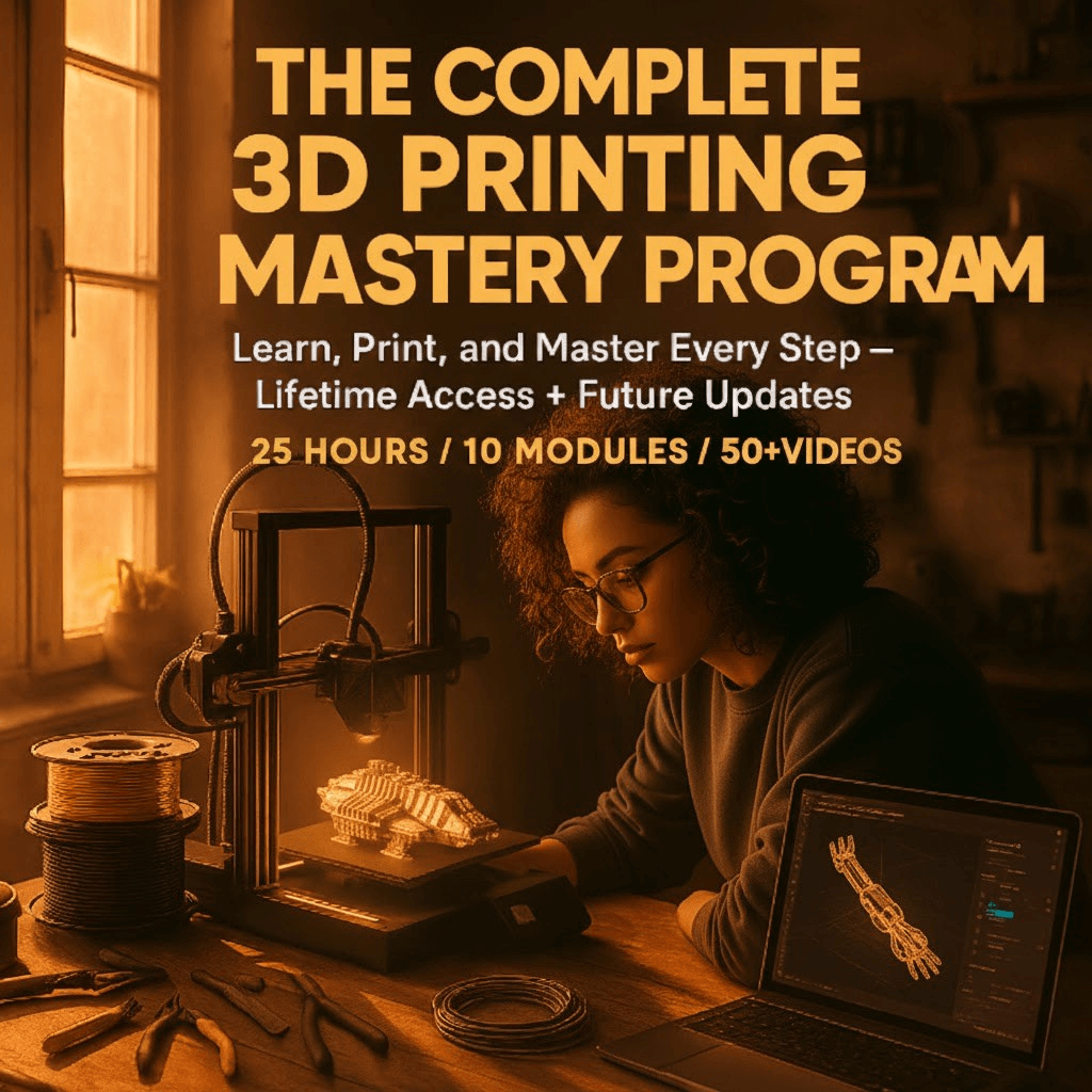 3D Printing Mastery Complete Course Collection