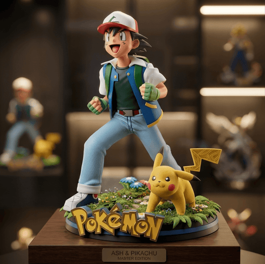 Ash and Pik4chu - STL file for 3D printing