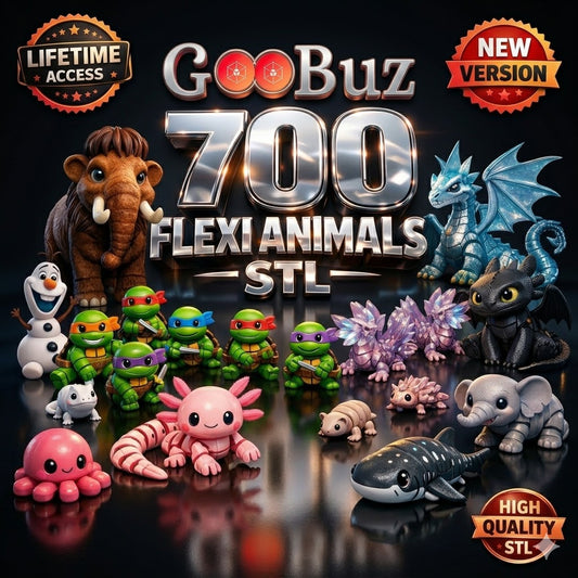 700+ Flexi Animals Vault | Commercial License