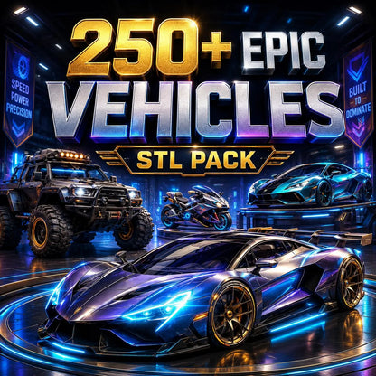 400TB+ Mega STL Bundle (50+ Categories & Commercial License)