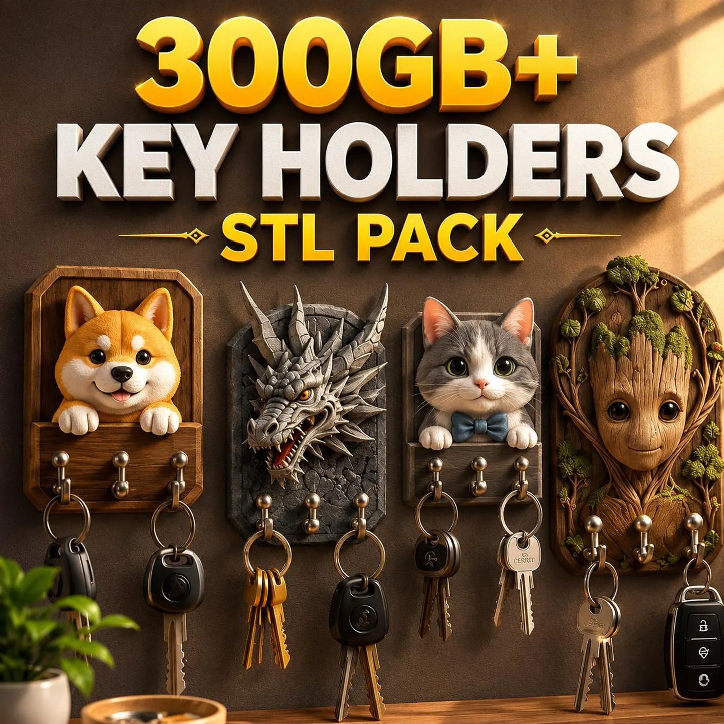 400TB+ Mega STL Bundle (50+ Categories & Commercial License)