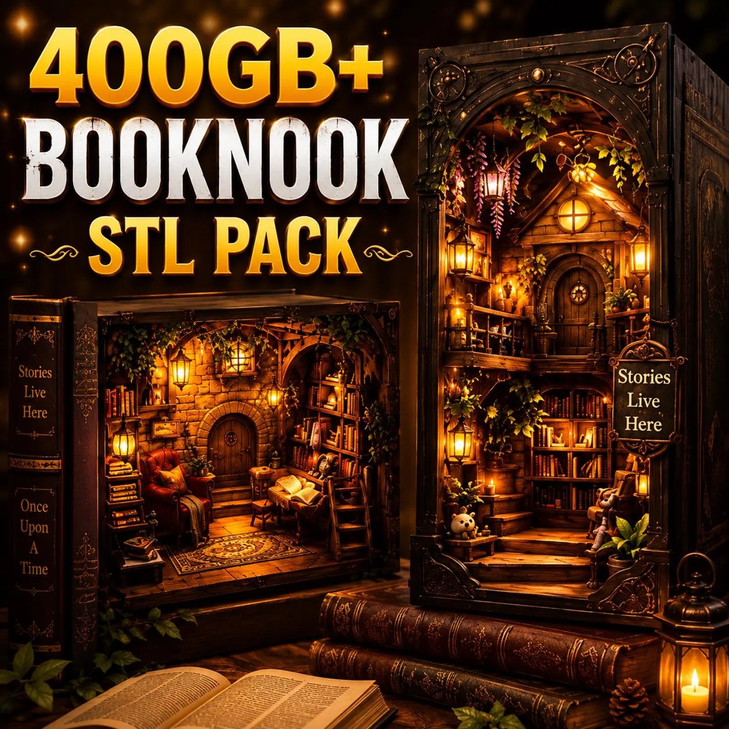 400TB+ Mega STL Bundle (50+ Categories & Commercial License)