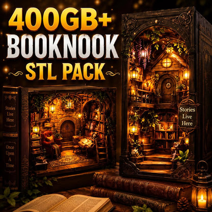 400TB+ Mega STL Bundle (50+ Categories & Commercial License)