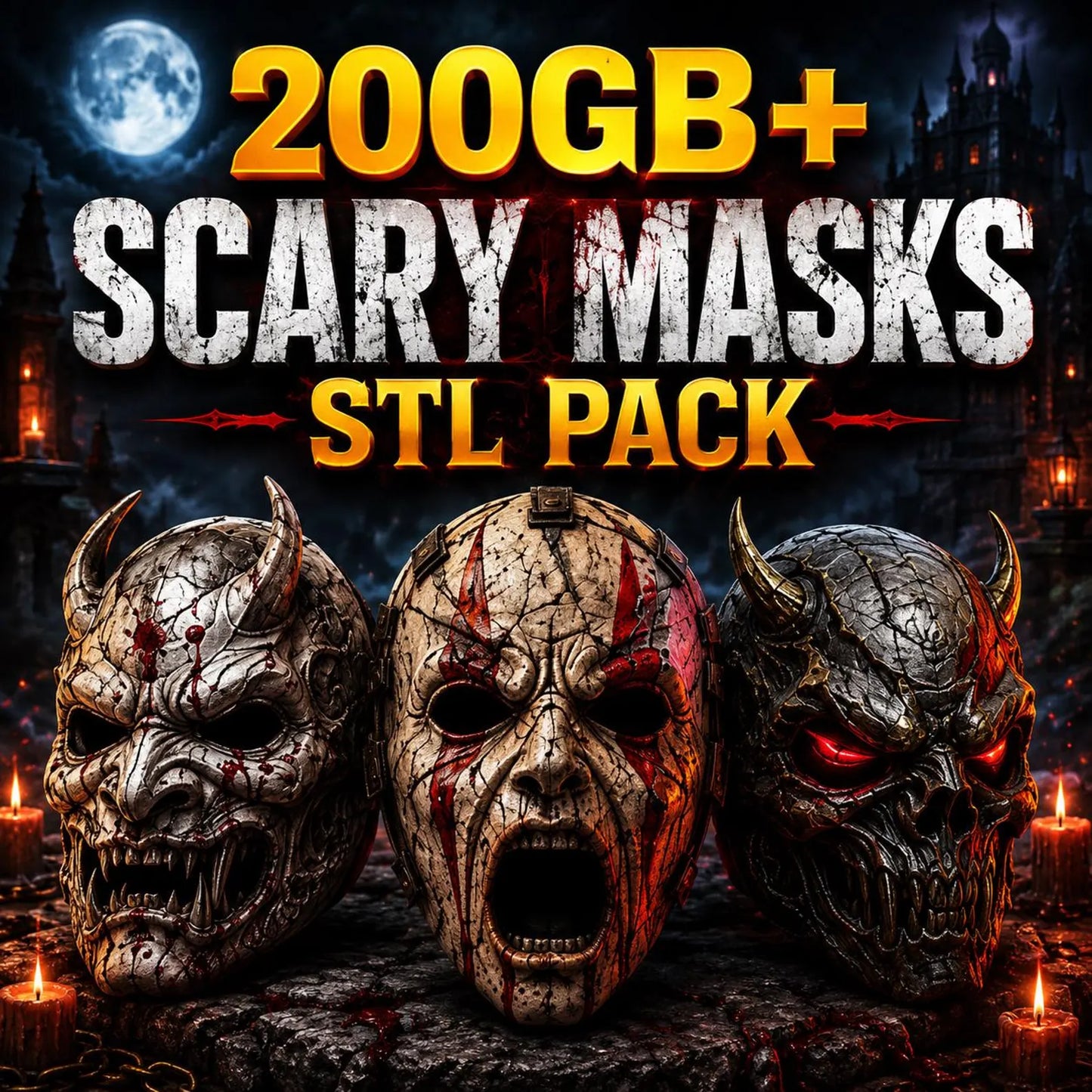 400TB+ Mega STL Bundle (50+ Categories & Commercial License)