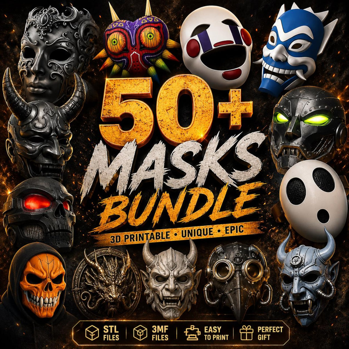 Ultimate Shop Bundle – 5000+ STL Files – Mega 3D Print Bundle – Commercial Use