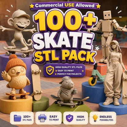 Ultimate 300TB STL Collection | 300,000+ 3D Print Files | Book Nooks, Planters, Vehicles & More