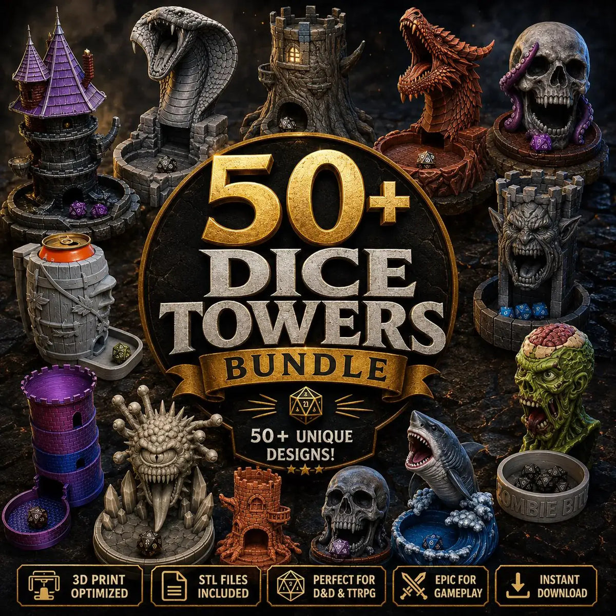 Exclusive 3D STL Bundles Mega Vault – 4,300+ Ready-to-Print Files