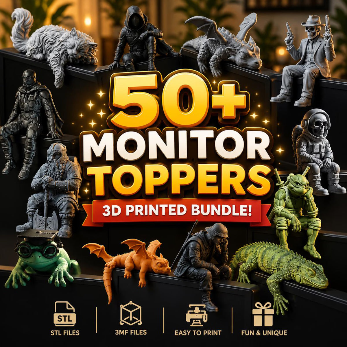 Ultimate Shop Bundle – 5000+ STL Files – Mega 3D Print Bundle – Commercial Use