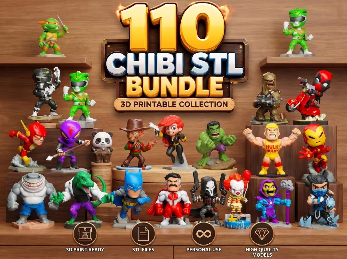 Exclusive 3D STL Bundles Mega Vault – 4,300+ Ready-to-Print Files