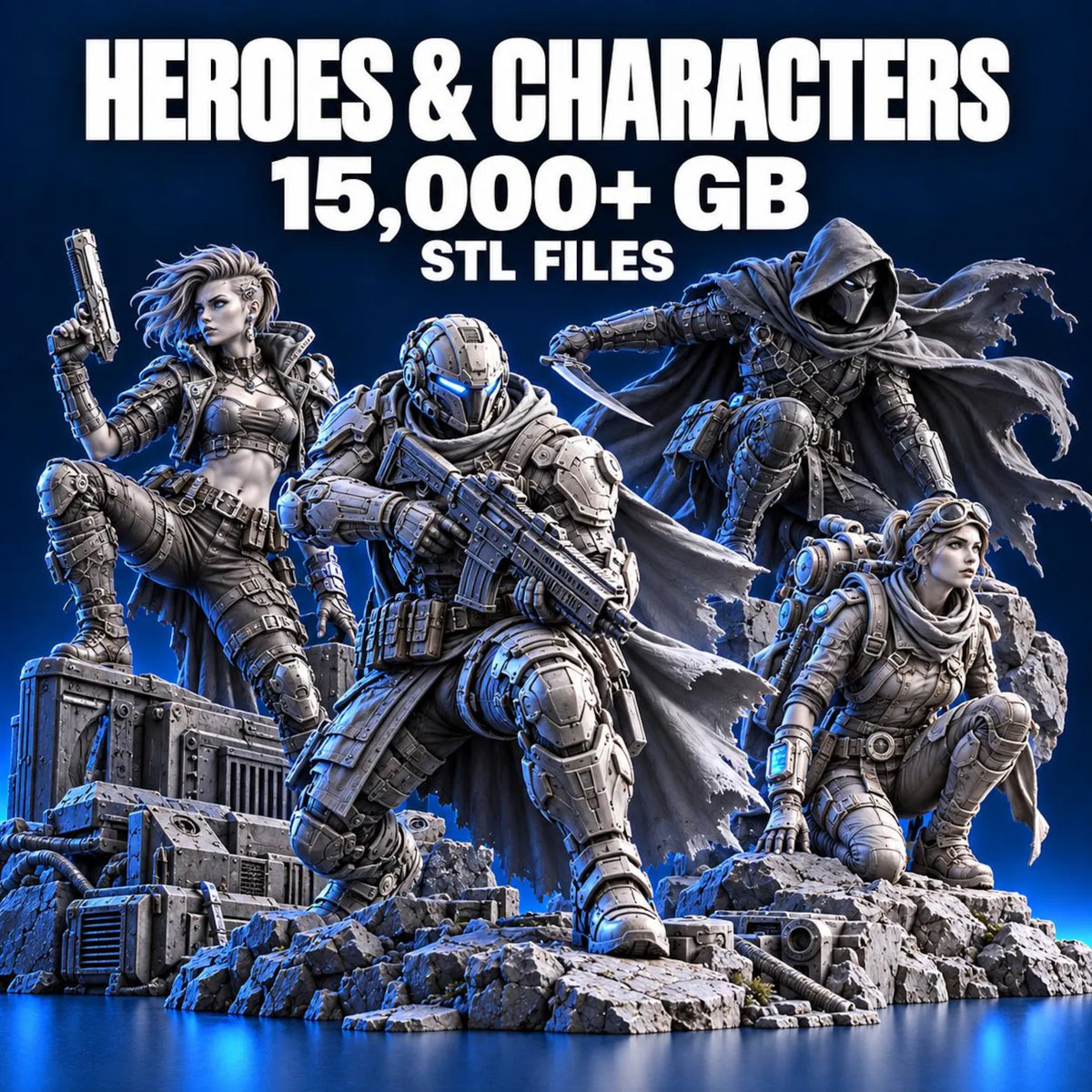 Ultimate STL Library – 70 Million+ 3D Printable Models | 700 TB Mega Collection | Commercial Use
