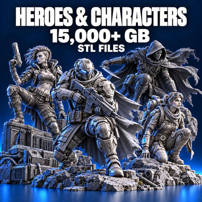 Ultimate STL Library – 70 Million+ 3D Printable Models | 700 TB Mega Collection | Commercial Use