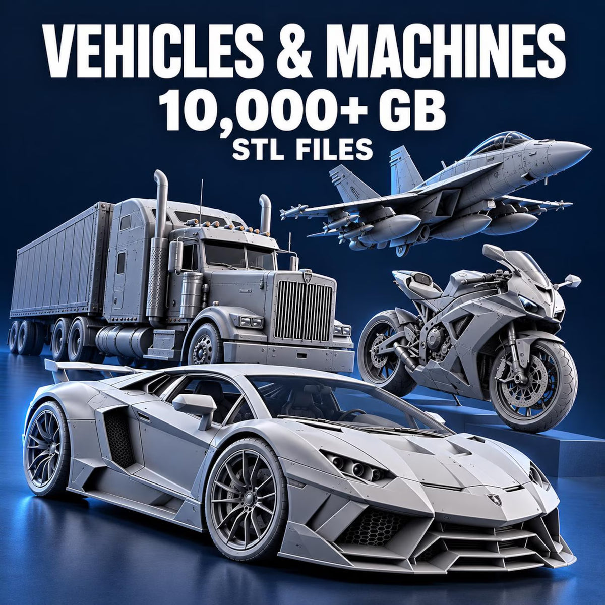 Ultimate STL Library – 70 Million+ 3D Printable Models | 700 TB Mega Collection | Commercial Use