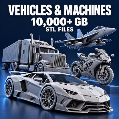 Ultimate STL Library – 70 Million+ 3D Printable Models | 700 TB Mega Collection | Commercial Use