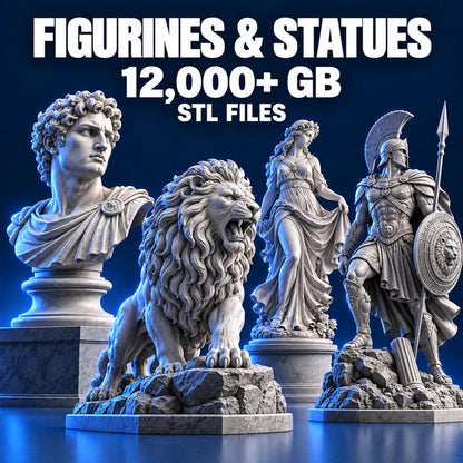 Ultimate STL Library – 70 Million+ 3D Printable Models | 700 TB Mega Collection | Commercial Use