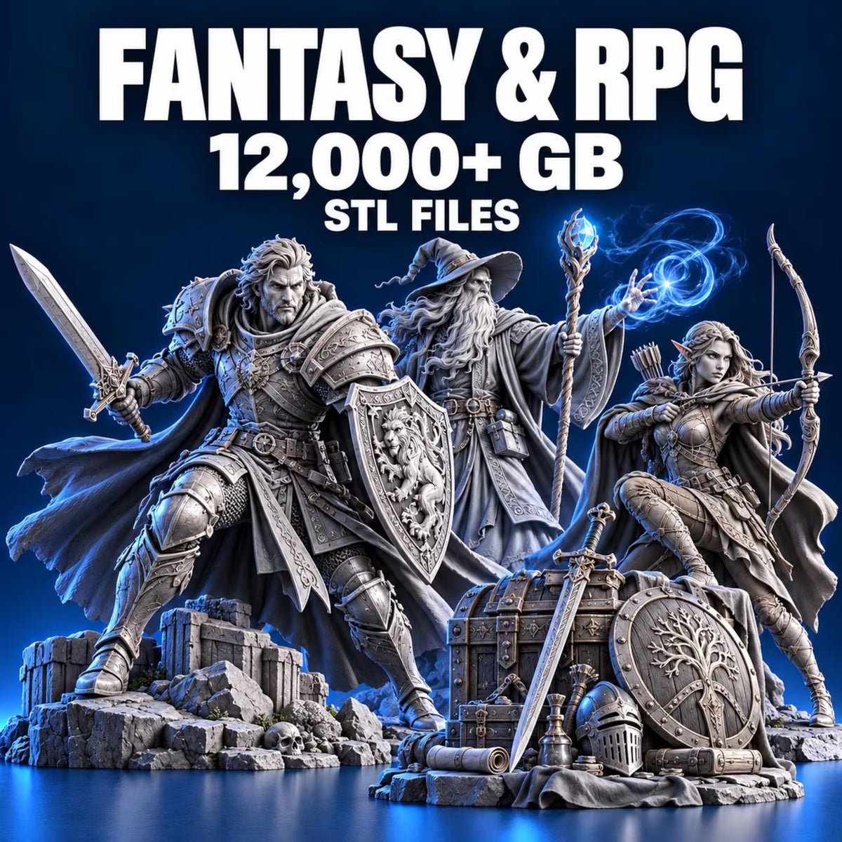Ultimate STL Library – 70 Million+ 3D Printable Models | 700 TB Mega Collection | Commercial Use