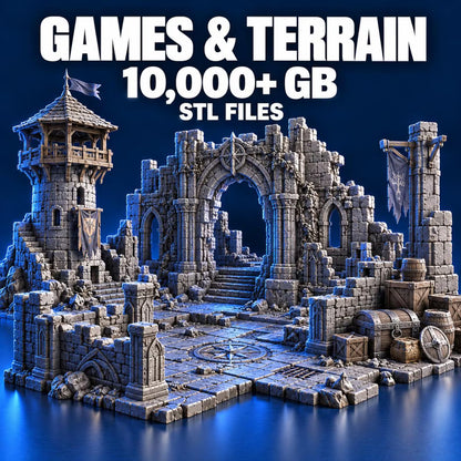 Ultimate STL Library – 70 Million+ 3D Printable Models | 700 TB Mega Collection | Commercial Use