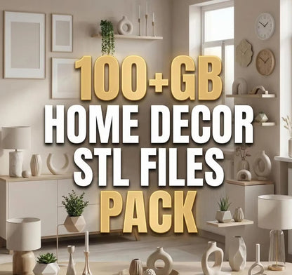 Massive 3D Print STL Files Collection | 25 Million+ 3D Printing Bundle