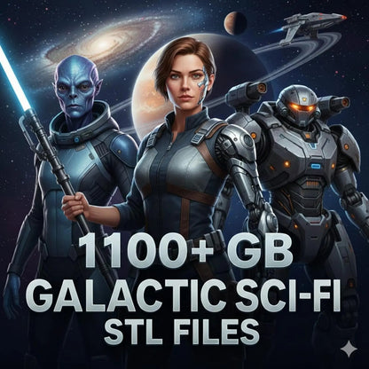 GooBuz™ Ultimate 3D STL Mega Pack – 20M+ Premium Files | 300TB Legends & Horror Collection