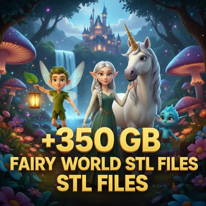 GooBuz™ Ultimate 3D STL Mega Pack – 20M+ Premium Files | 300TB Legends & Horror Collection