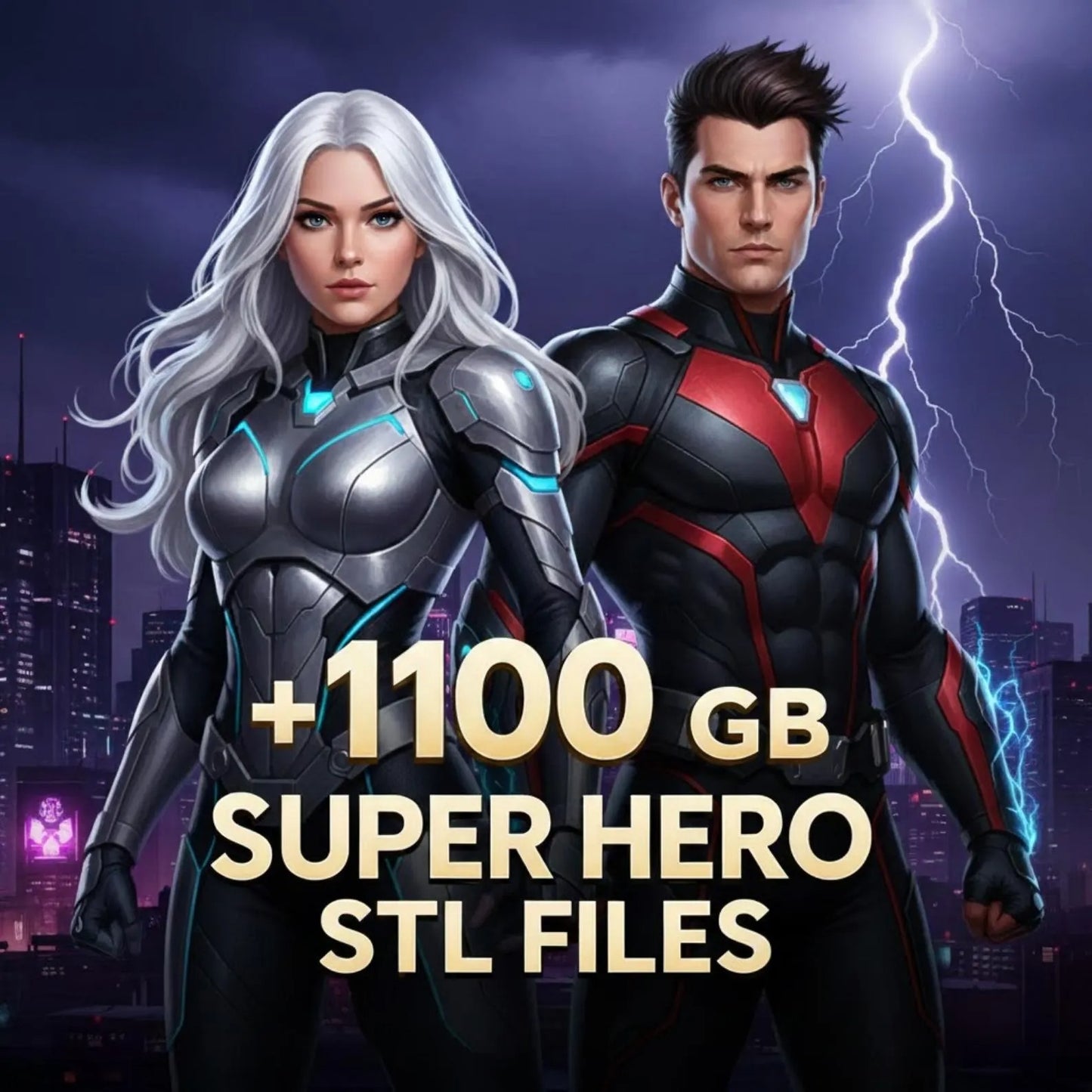 GooBuz™ Ultimate 3D STL Mega Pack – 20M+ Premium Files | 300TB Legends & Horror Collection