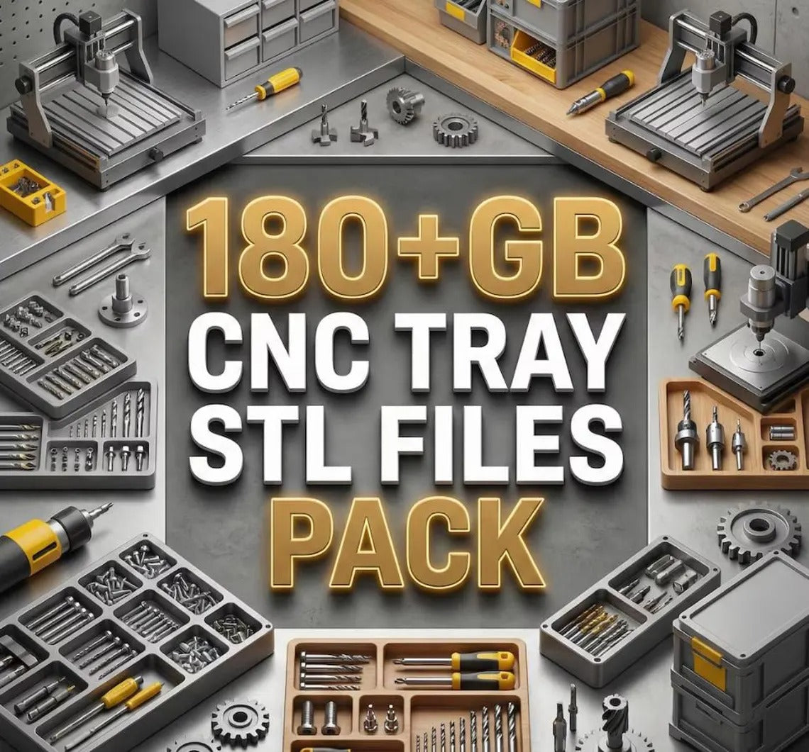 Massive 3D Print STL Files Collection | 25 Million+ 3D Printing Bundle