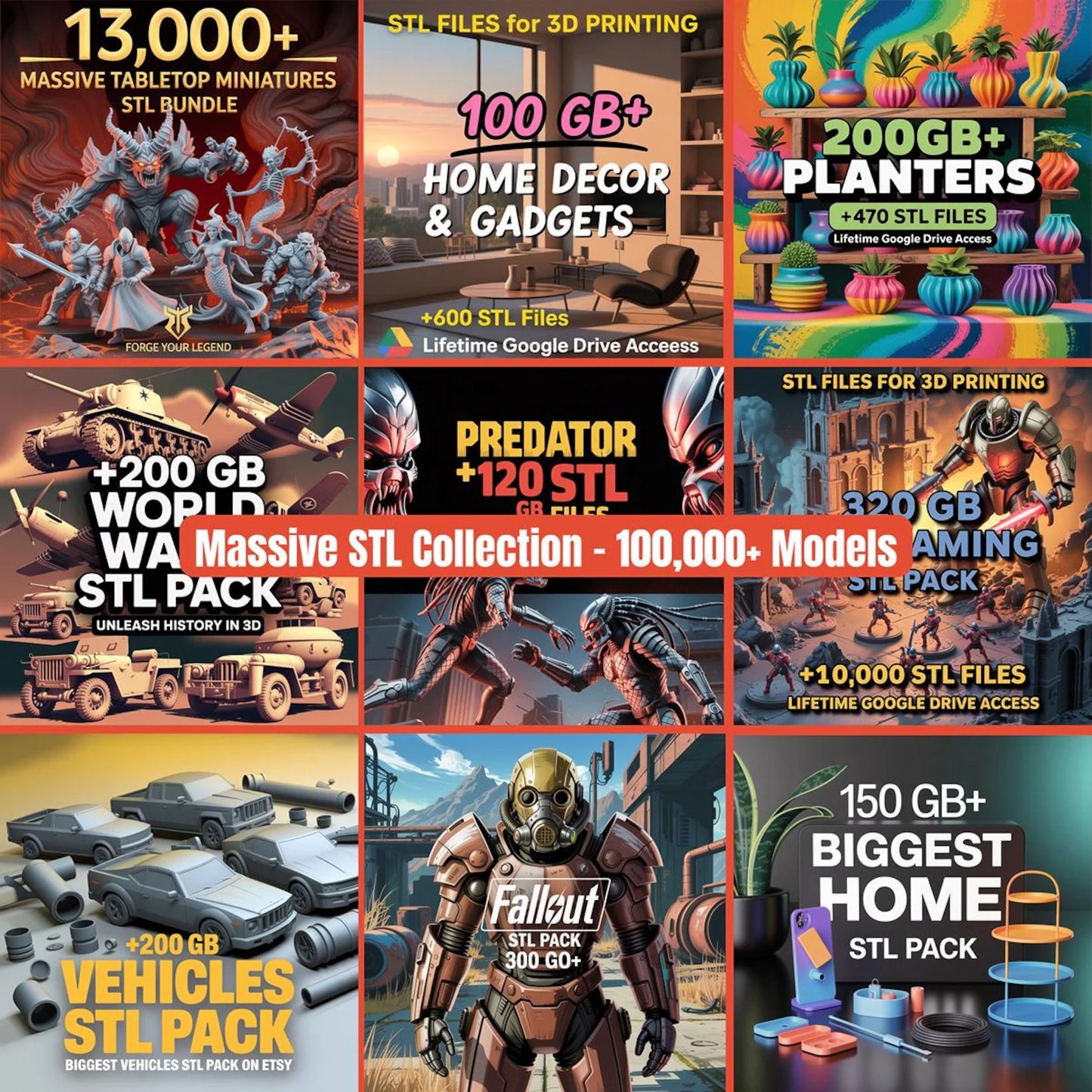 450,000+ Verified 3D Print Files | The 110TB Master Collection