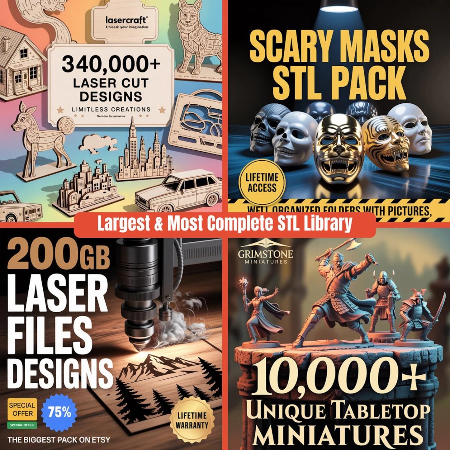 450,000+ Verified 3D Print Files | The 110TB Master Collection