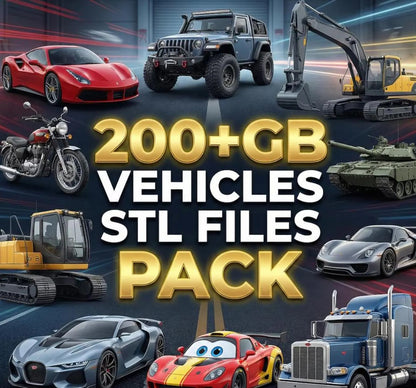 Massive 3D Print STL Files Collection | 25 Million+ 3D Printing Bundle
