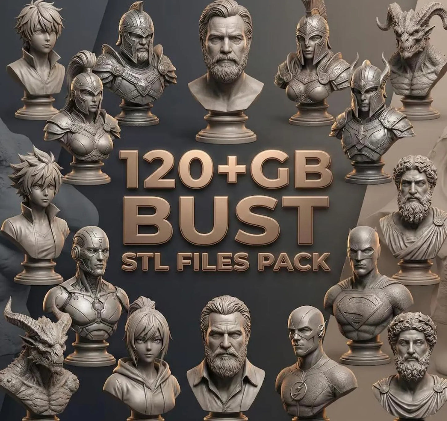 Massive 3D Print STL Files Collection | 25 Million+ 3D Printing Bundle