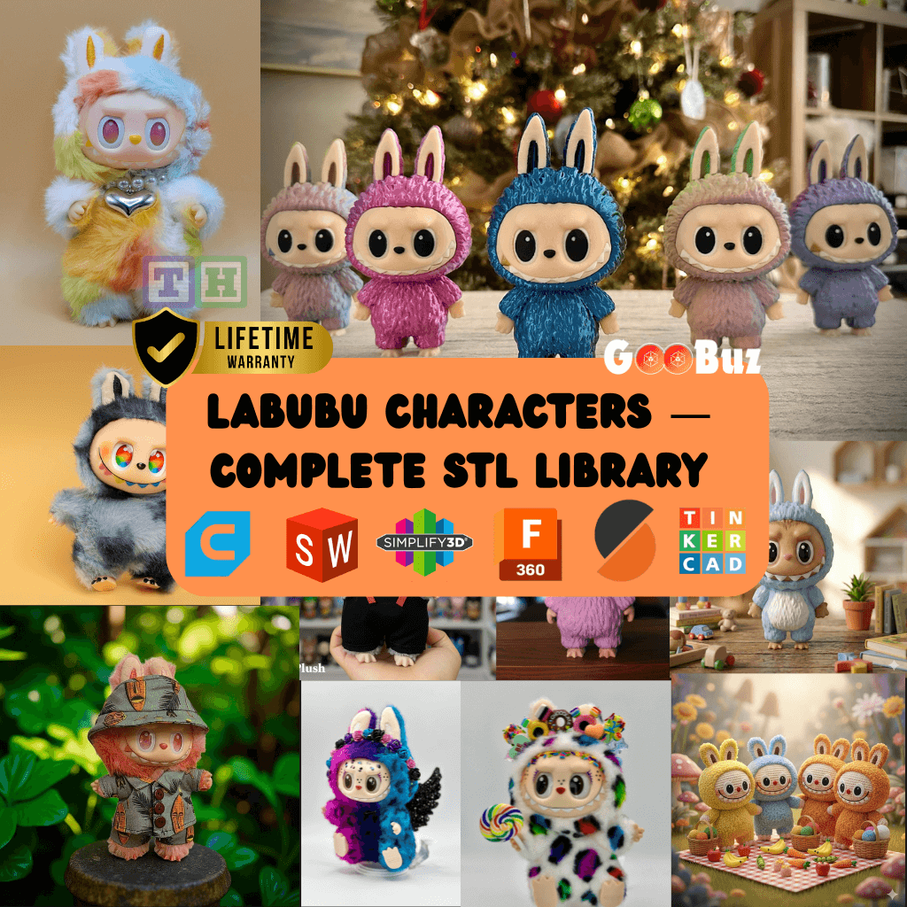 Labubu Characters — Complete STL Library